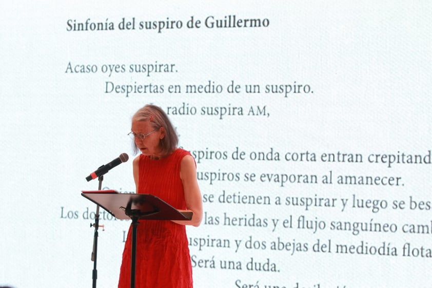 Anne Carson hace lectura en México