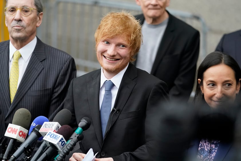 Así se vivió el juicio de Ed Sheeran por plagio en Manhattan