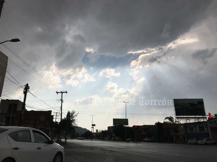 Sorprende clima de la tarde de sábado a La Laguna