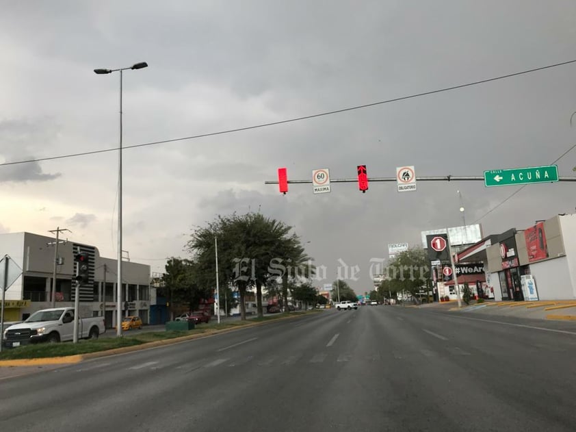 Sorprende clima de la tarde de sábado a La Laguna