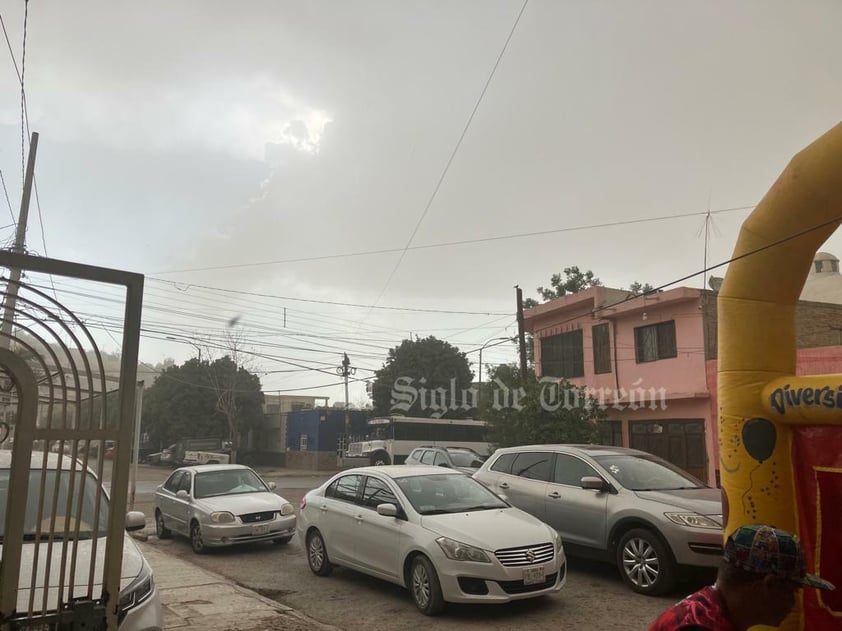 Sorprende clima de la tarde de sábado a La Laguna