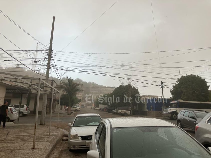 Sorprende clima de la tarde de sábado a La Laguna