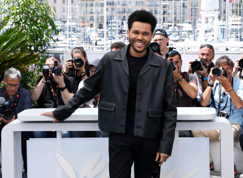 Así se vivió la llegada del elenco de The Idol a Cannes