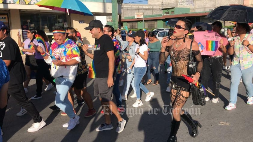 Primera Marcha del Orgullo LGBT+ en Gómez Palacio