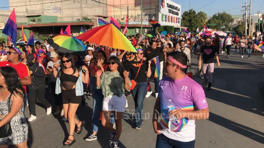 Primera Marcha del Orgullo LGBT+ en Gómez Palacio