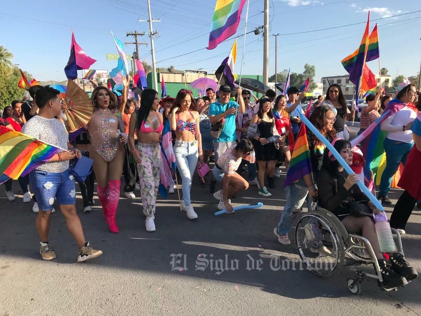 Primera Marcha del Orgullo LGBT+ en Gómez Palacio