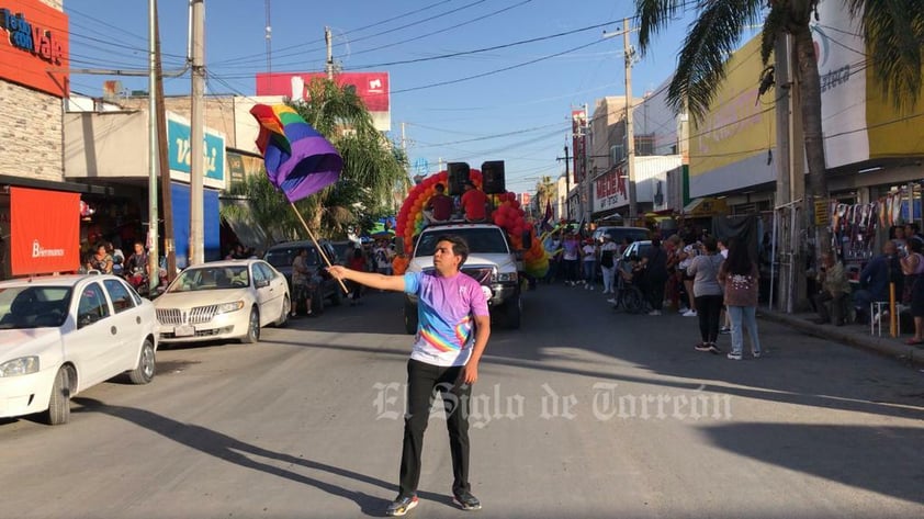 Primera Marcha del Orgullo LGBT+ en Gómez Palacio