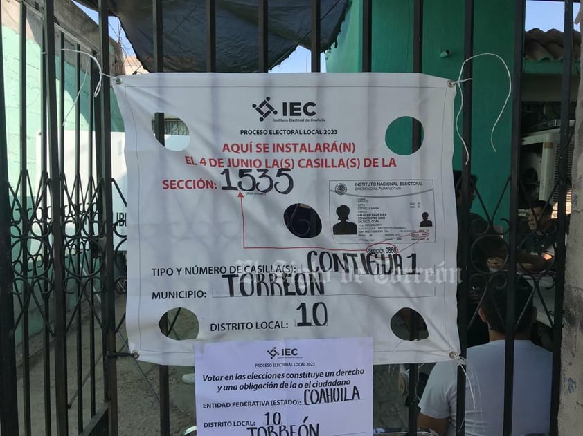 Este domingo 4 de junio, inició el proceso electoral con una copiosa participación ciudadana en las casillas electorales que se instalaron en distintos puntos de Torreón para la renovación de la gubernatura de Coahuila y del Congreso local.