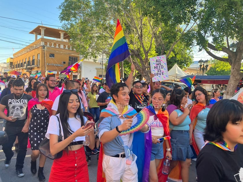 Primera marcha LGBTIQ+ en Lerdo