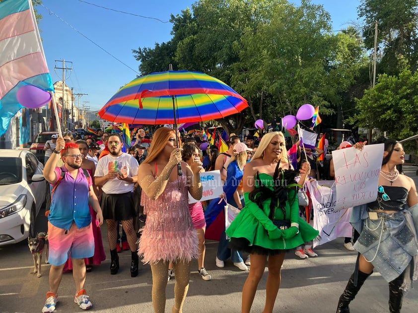 Primera marcha LGBTIQ+ en Lerdo