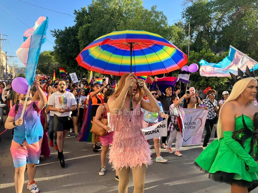 Primera marcha LGBTIQ+ en Lerdo