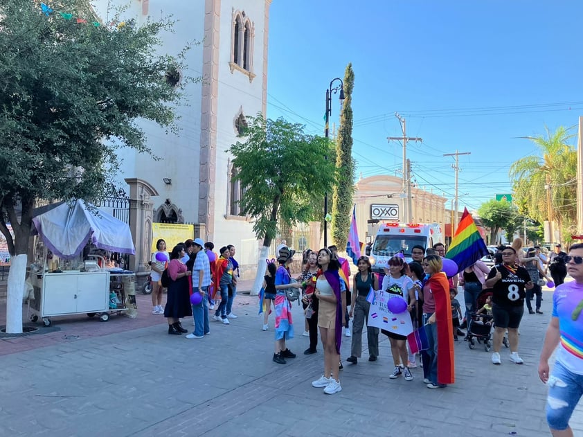 Primera marcha LGBTIQ+ en Lerdo