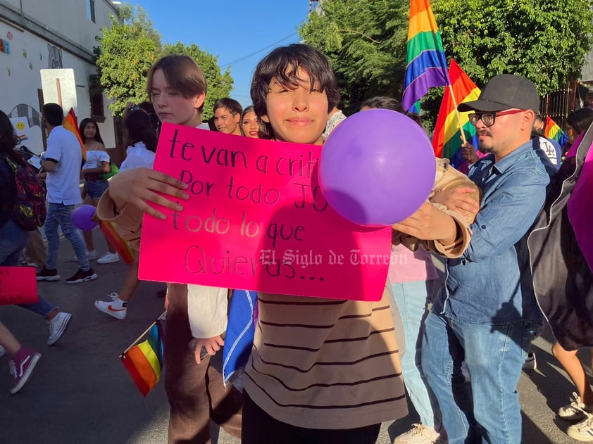 Primera marcha LGBTIQ+ en Lerdo