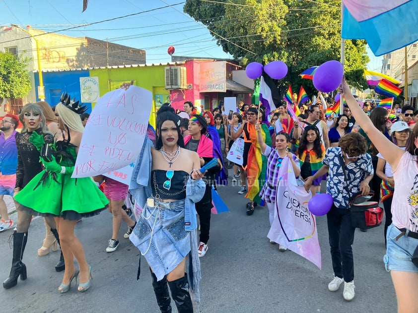 Primera marcha LGBTIQ+ en Lerdo