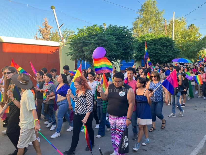 Primera marcha LGBTIQ+ en Lerdo