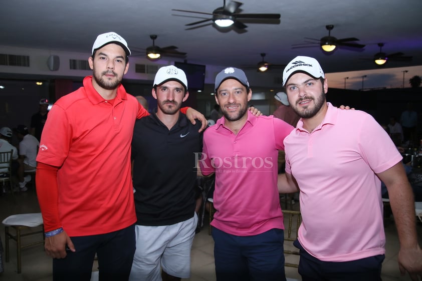 Mauricio Ceniceros, Eduardo González, Manuel Balee y Fernando Mafud.