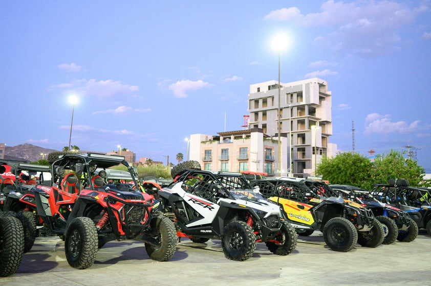 Así lucieron los momentos previos al arranque del Rally Coahuila 1000.