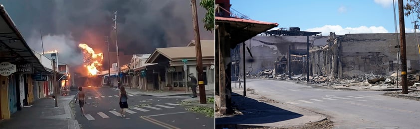 Muertes por incendios en Hawái se acercan al centenar