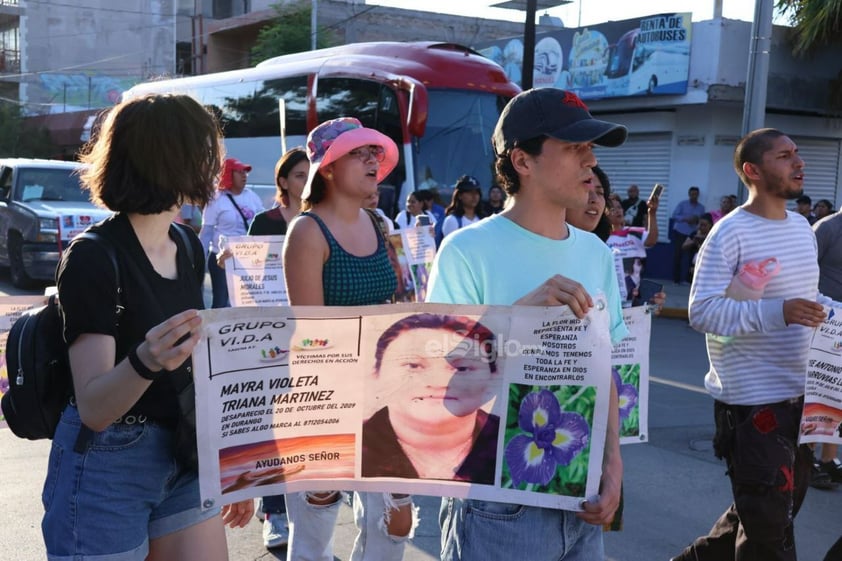 Marchan por los desaparecidos en Torreón