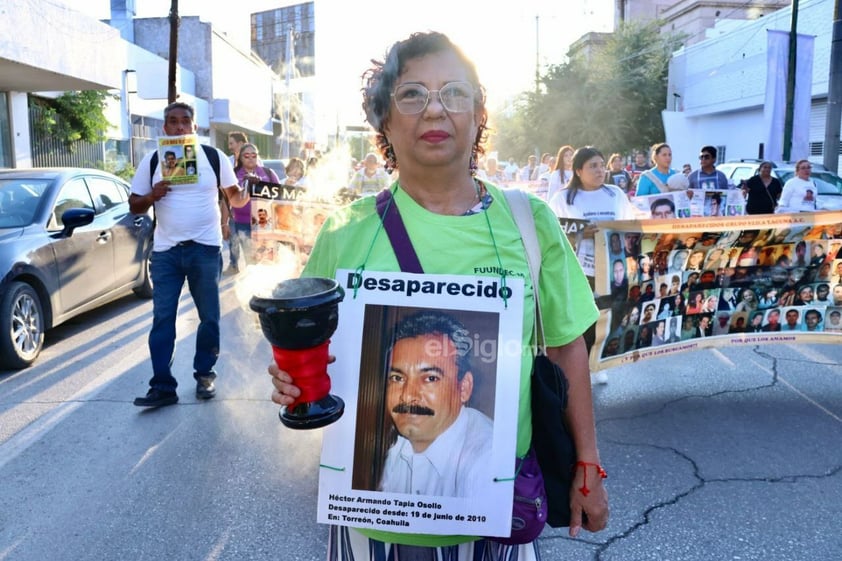 Marchan por los desaparecidos en Torreón