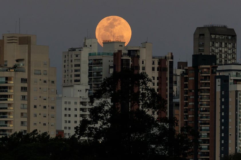 Así se vio la superluna azul 2023