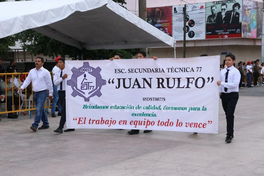 Este 16 de septiembre, se realizó el desfile cívico militar conmemorativo del 213 Aniversario de la Independencia de México en Torreón, el cual tuvo una duración de una hora y 10 minutos, reportando saldo blanco.