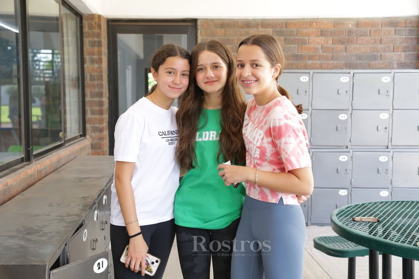 Jimena Villalobos, Andrea Garza y Lia del Valle