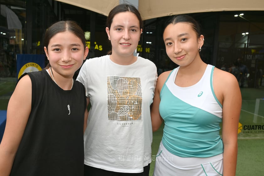 María Fernanda, Bárbara y Melissa.