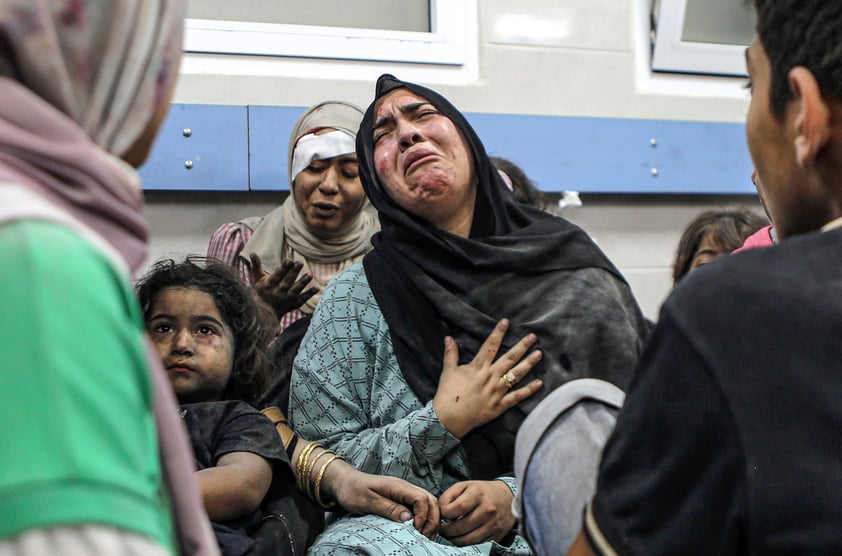 Bombardeo israelí contra hospital en Gaza deja cientos de muertos