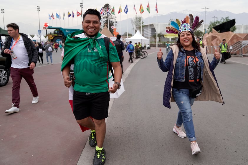 Ceremonia inaugural de los Juegos Panamericanos 2023 en Santiago de Chile