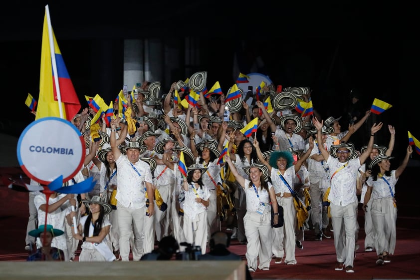 Ceremonia inaugural de los Juegos Panamericanos 2023 en Santiago de Chile