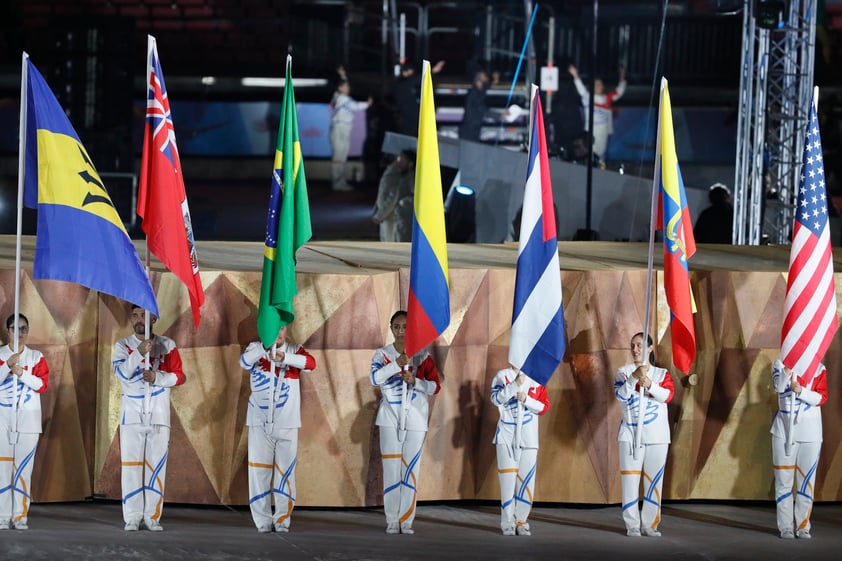 Ceremonia inaugural de los Juegos Panamericanos 2023 en Santiago de Chile