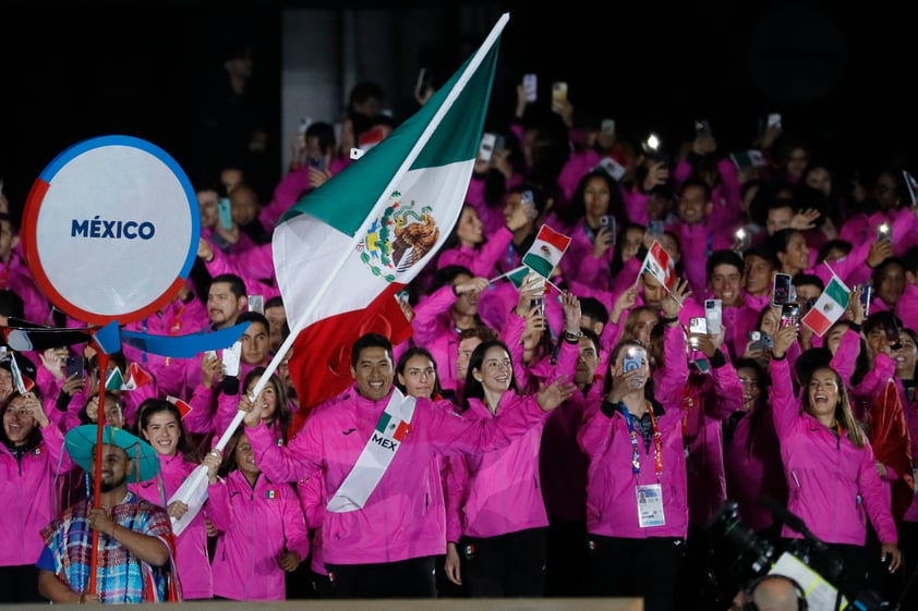 Ceremonia inaugural de los Juegos Panamericanos 2023 en Santiago de Chile