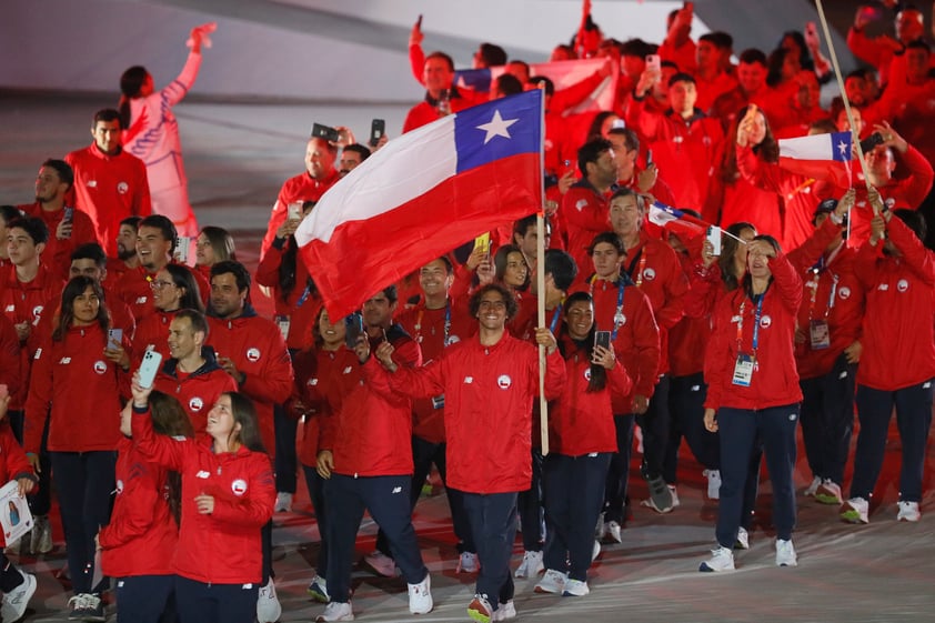 Ceremonia inaugural de los Juegos Panamericanos 2023 en Santiago de Chile