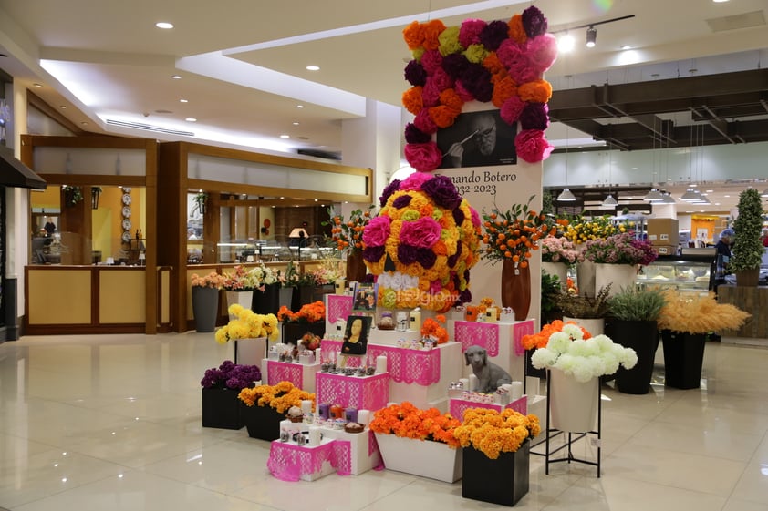 Dedican altar de muertos al pintor colombiano Fernando Botero en Torreón