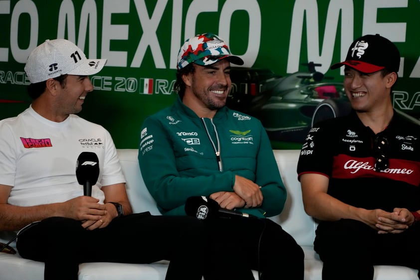 Checo Pérez, Fernando Alonso