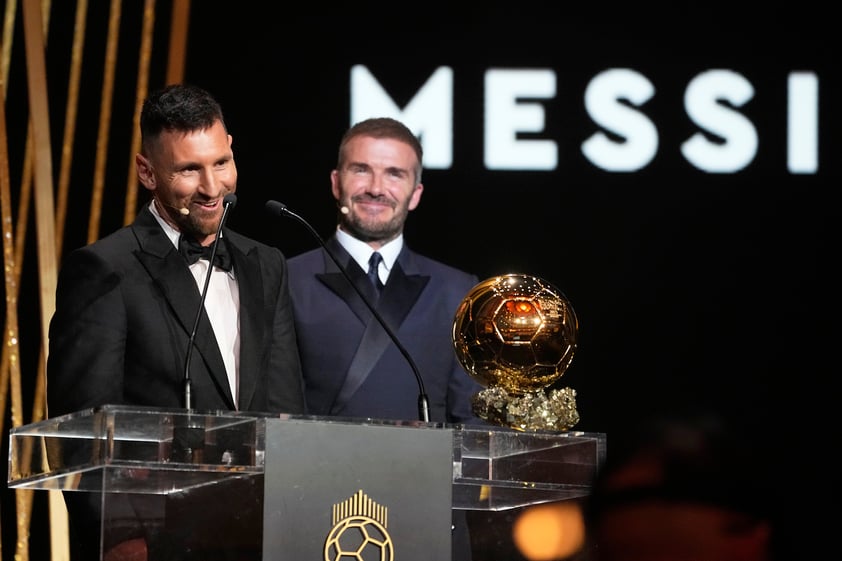 Las mejores imágenes de la entrega Balón de Oro 2023