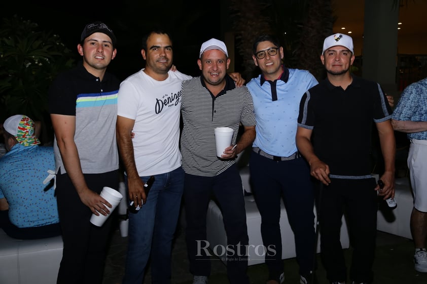 Alonso Villalobos, Beto Castellanos, Manuel Gamboa, José Luis y Manuel Antillón.