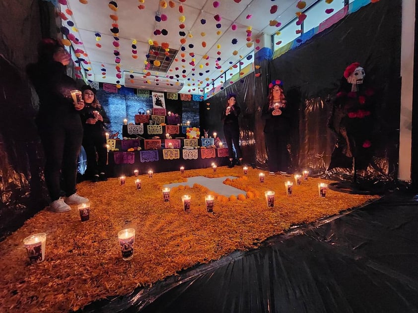 Altar de la Escuela Ciencias de la Comunidad de UAdeC.