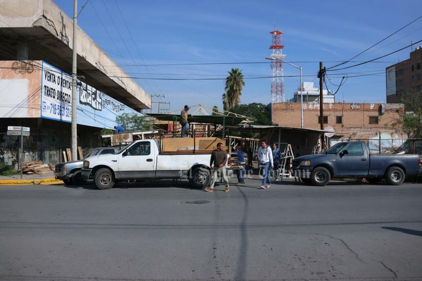 Instalación de Mercadito Navideño