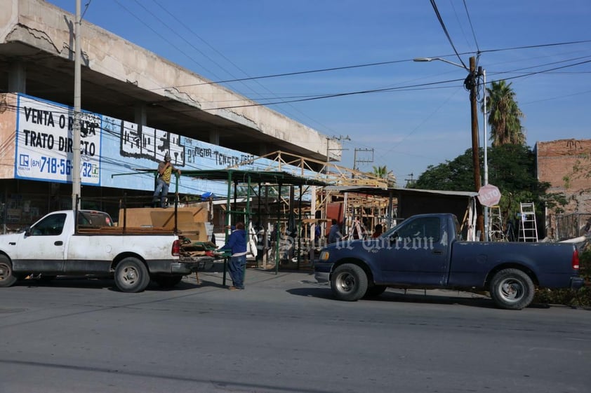 Instalación de Mercadito Navideño