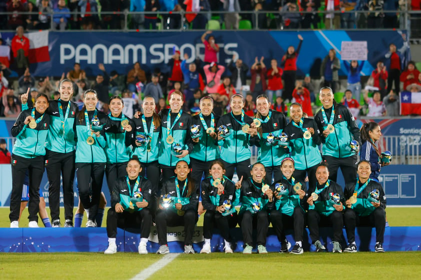 Selección Femenil vence a Chile y consigue el oro en Santiago 2023