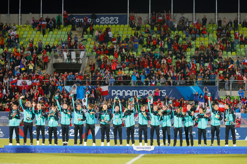 Selección Femenil vence a Chile y consigue el oro en Santiago 2023