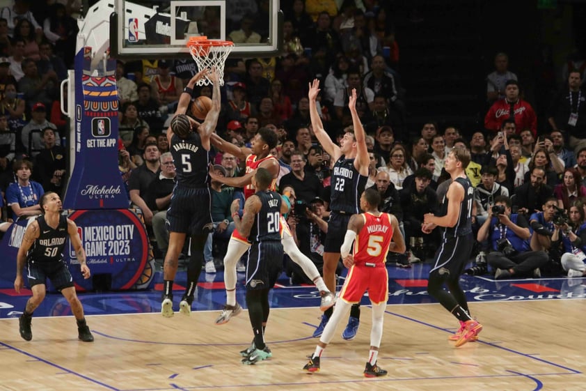 Partido de la NBA en México entre Orlando Magic y Atlanta Hawks