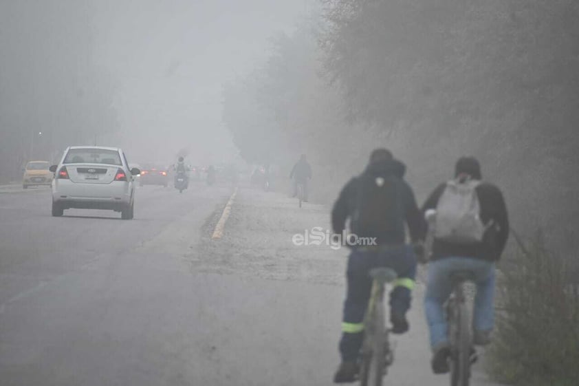 Neblina sorprende a laguneros