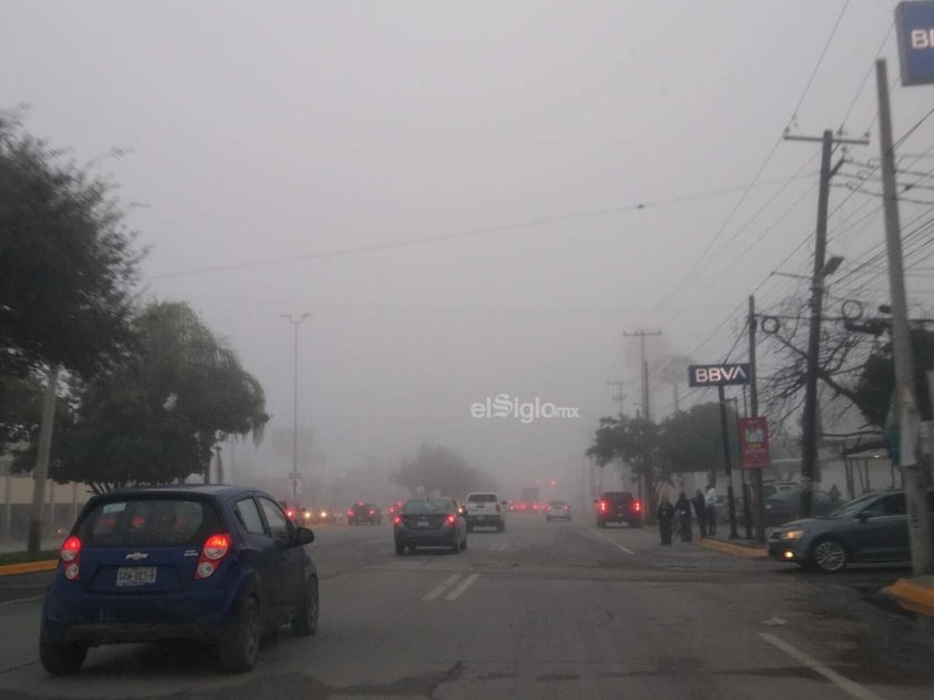 Neblina sorprende a laguneros