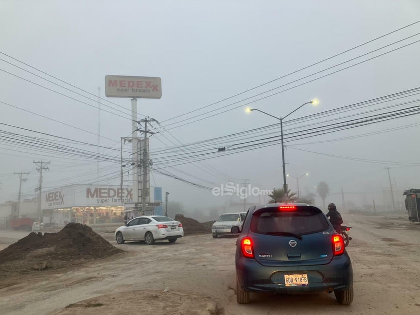 Neblina sorprende a laguneros