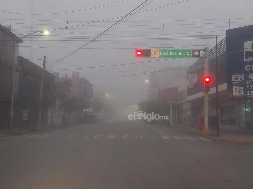 Neblina sorprende a laguneros