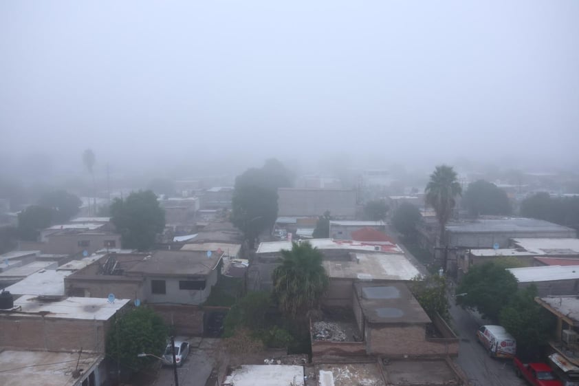 Neblina sorprende a laguneros