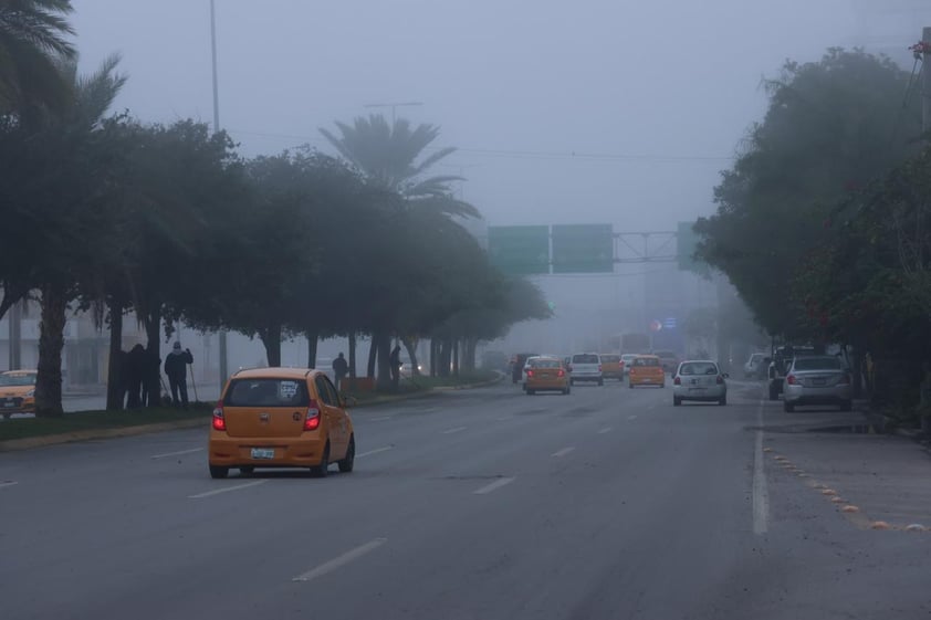 Neblina sorprende a laguneros